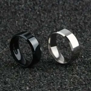 Briswear Stainless Steel Classic Band Ring